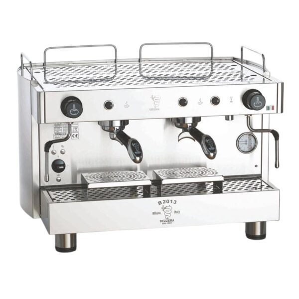 Bezzera B2016PM Tall Cup Yarı Otomatik Espresso Kahve Makinesi, 2 Gruplu
