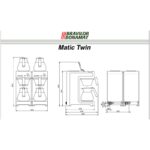 Bravilor Bonamat Matic Twin Filtre Kahve Makinesi - Görsel 5