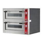 Empero EMP.6.6 30 cm x 6+6 Pizza Kapasiteli Çift Katlı Pizza Fırını, Elektrikli