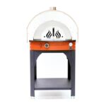 Empero PLF.PLS.D5.O Ev Tipi Taş Tabanlı 25 cm x 4 Pizza Kapasiteli Pizza ve Pide Fırını, Gazlı, Turuncu - Görsel 4