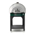 Empero PLF.PLS.D5.W.G Ev Tipi Taş Tabanlı 25 cm x 4 Pizza Kapasiteli Pizza ve Pide Fırını, Odunlu, Yeşil - Görsel 4