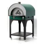 Empero PLF.PLS.D5.W.G Ev Tipi Taş Tabanlı 25 cm x 4 Pizza Kapasiteli Pizza ve Pide Fırını, Odunlu, Yeşil - Görsel 5
