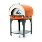 Empero PLF.PLS.D5.W.O Ev Tipi Taş Tabanlı 25 cm x 4 Pizza Kapasiteli Pizza ve Pide Fırını, Odunlu, Turuncu - Görsel 6