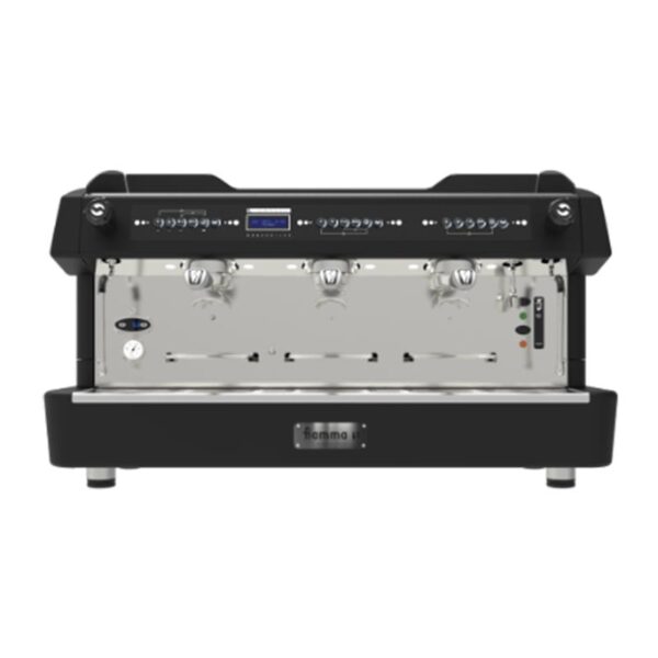 Fiamma Compass 3 Double Boiler Tall Cup Espresso Kahve Makinesi, 3 Gruplu, Siyah