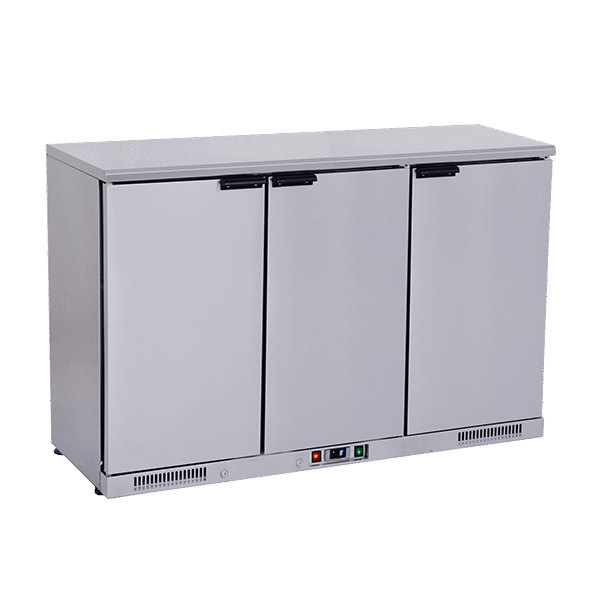 Frenox ST350 Bar Tipi Şişe Soğutucu Paslanmaz 3 Kapılı