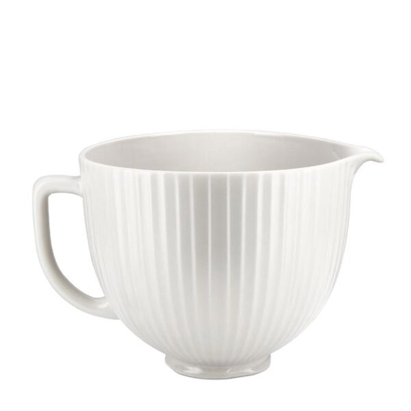 KitchenAid 5KSM2CB5PCC Classic 4.8 L Gövde için Seramik Karıştırma Kasesi, Beyaz