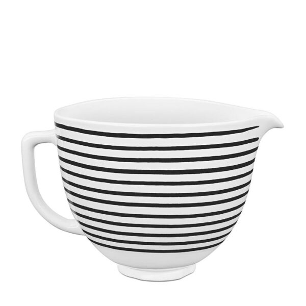 KitchenAid 5KSM2CB5PHS Classic 4.8 L Gövde için Seramik Karıştırma Kasesi, Beyaz