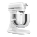 KitchenAid 5KSM55SXX Ağır Hizmet Tipi Kaldırılabilir Kaseli Stand Mikser, 5.2 L, Beyaz