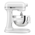 KitchenAid 5KSM55SXX Ağır Hizmet Tipi Kaldırılabilir Kaseli Stand Mikser, 5.2 L, Beyaz - Görsel 2
