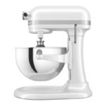 KitchenAid 5KSM55SXX Ağır Hizmet Tipi Kaldırılabilir Kaseli Stand Mikser, 5.2 L, Beyaz - Görsel 3