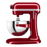 KitchenAid 5KSM55SXX Ağır Hizmet Tipi Kaldırılabilir Kaseli Stand Mikser, 5.2 L, Kırmızı - Görsel 3
