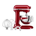 KitchenAid 5KSM55SXX Ağır Hizmet Tipi Kaldırılabilir Kaseli Stand Mikser, 5.2 L, Kırmızı - Görsel 6