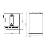 Mychef Quick 1T Katalizörlü Hızlı Pişirme Fırını, Siyah - Görsel 3