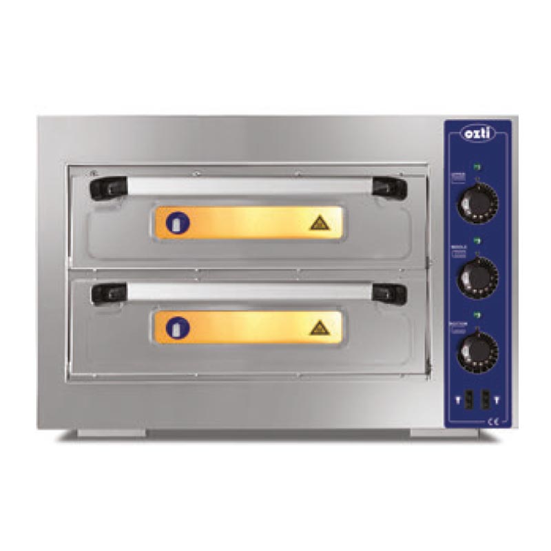 oztiryakiler-25-cm-x-4-4-pizza-kapasiteli-cift-katli-pizza-firini-elektrikli-3441.jpg Öztiryakiler 25 cm x 4+4 Pizza Kapasiteli Çift Katlı Pizza Fırını, Elektrikli - Görsel 1