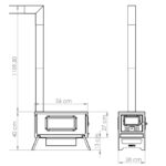 Remta KM01 Paslanmaz Çelik Kuzineli Kamp Çadır Sobası - Görsel 4