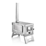 Remta KM02 Paslanmaz Çelik Mini Katlanır Kamp Çadır Sobası