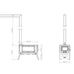 Remta KM02 Paslanmaz Çelik Mini Katlanır Kamp Çadır Sobası - Görsel 2