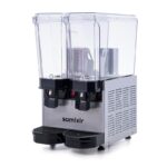 Samixir 40.SMI Klasik Twin Soğuk İçecek Dispenseri, 20+20 L, Fıskiyeli ve Karıştırıcılı, Inox - Görsel 2