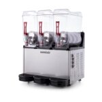 Samixir SLUSH36 Triple Ice Slush Granita Milkshake ve Soğuk Meyve Suyu Dispenseri, 12+12+12 L, Inox - Görsel 2