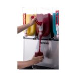 Samixir SLUSH36 Triple Ice Slush Granita Milkshake ve Soğuk Meyve Suyu Dispenseri, 12+12+12 L, Inox - Görsel 4
