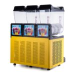 Samixir SLUSH36.Y Ice Slush Triple Milkshake Meyve Suyu Dispenseri, 12+12+12 L, Sarı - Görsel 3