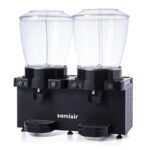 Samixir SS44 Panaromik Analog Twin Soğuk İçecek Dispenseri, 22+22 L, Fıskiyeli, Siyah - Görsel 2