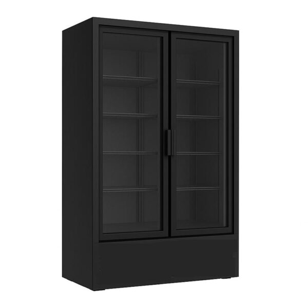 Senox SDS-770-DC 2 DF Dik Tip Şişe Soğutucu Dolap, Siyah