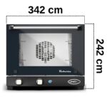 Unox Roberta Manuel Fırın, 342x242 mm 3 Tepsi Kapasiteli, Elektrikli - Görsel 2