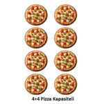 Venarro Dreay DYP-4+4G 30 cm x 4+4 Pizza Kapasiteli Çift Katlı Pizza Fırını, Gazlı - Görsel 2