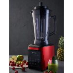 Vosco VHS-306CK Pro XL 8 Bıçaklı Dijital Bar Blender, 4 L, Kırmızı - Görsel 2