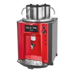 Remta DE10SP Premium Jumbo Şamandıralı Çay Makinesi, 3 Demlikli, 40 L, Elektrikli, Kırmızı