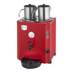 Remta DE11 Jumbo Çay Makinesi, 2 Demlikli, 23 L, Elektrikli, Kırmızı