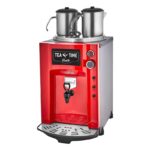 Remta DE12P Premium Jumbo Çay Makinesi, 2 Demlikli, 15 L, Elektrikli, Kırmızı