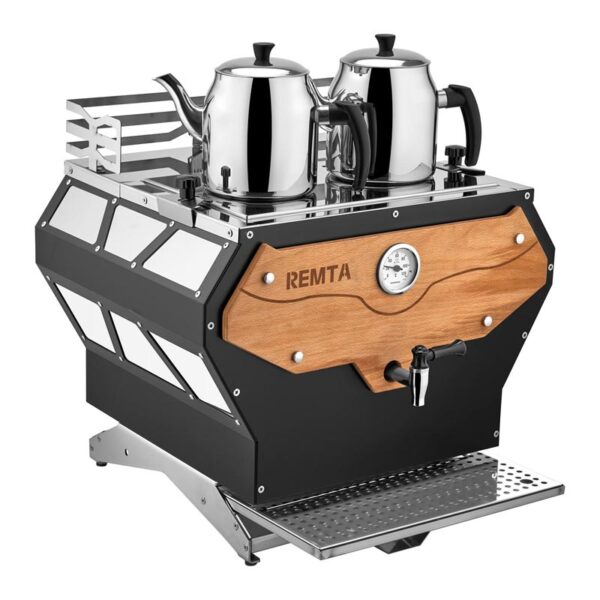 Remta DE22 Pro Serisi 2 Demlikli Jumbo Çay Makinesi, 19 L