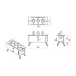 Remta EP03-L Çift Cidarlı 3 Demlikli Çay Makinesi, 31 L, Elektrikli, Siyah - Görsel 2