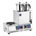 Remta K31 A 20 Model Çift Demlikli Pleytli Çay Ocağı, 14 L, Elektrikli