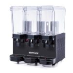Samixir 60.SSMB Triple Klasik Fıskiyeli ve Fıskiyeli Karıştırıcılı Soğuk İçecek Dispenseri, 20+20+20 L, Siyah - Görsel 2