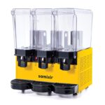 Samixir 60.SSMY Triple Klasik Fıskiyeli ve Fıskiyeli Karıştırıcılı Soğuk İçecek Dispenseri, 20+20+20 L, Sarı - Görsel 2