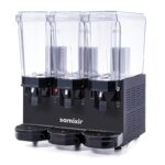 Samixir 60.SSSB Triple Klasik Fıskiyeli Soğuk İçecek Dispenseri, 20+20+20 L, Siyah - Görsel 2