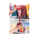 Samixir SLUSH36 Allure Triple Ice Slush Granita Milkshake ve Soğuk Meyve Suyu Dispenseri, 12+12+12 L, Inox - Görsel 4
