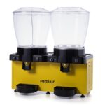Samixir SM44 Panaromik Analog Twin Soğuk İçecek Dispenseri, 22+22 L, Fıskiyeli ve Karıştırıcılı, Sarı - Görsel 2