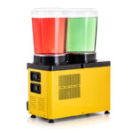 Samixir SS20 Twin Panaromik Fıskiyeli Soğuk İçecek Dispenseri, 10 L+10 L, Sarı - Görsel 3