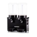 Samixir SS20 Twin Panaromik Fıskiyeli Soğuk İçecek Dispenseri, 10 L+10 L, Siyah - Görsel 2